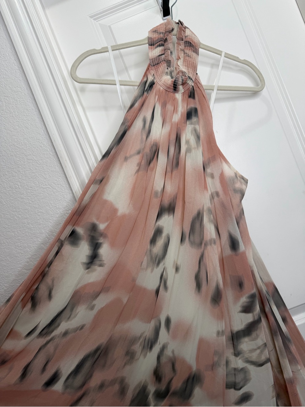 Maeve Halter Sheer Printed Maxi Dress Sz Medium NWT! - Picture 9 of 12